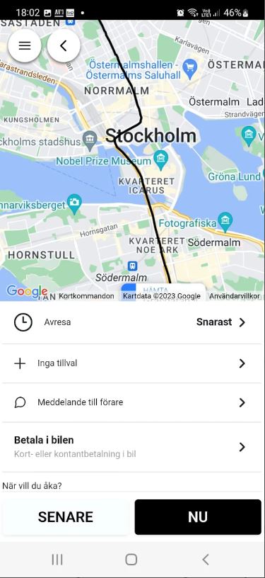 Taxibil Android App